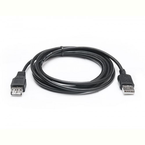 Кабель REAL-EL Pro USB2.0 AM-AF 2M чорний