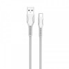 Кабель ColorWay USB-USB Type-C (line-drawing), 2.4А, 1м, White (CW-CBUC029-WH)
