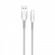 Кабель ColorWay USB-USB Type-C (line-drawing), 2.4А, 1м, White (CW-CBUC029-WH)