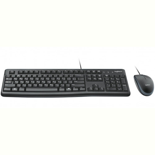 Комплект (клавіатура, мишка) Logitech MK120 Black USB (920-002562)