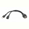 Адаптер Cablexpert (A-OTG-AFBM-04) OTG USB2.0 A/microUSB 0.15 м