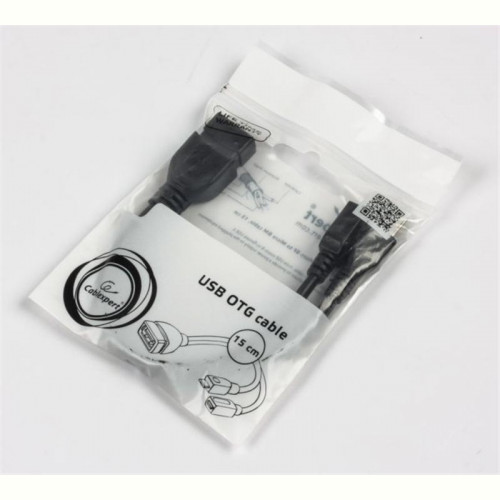 Адаптер Cablexpert (A-OTG-AFBM-04) OTG USB2.0 A/microUSB 0.15 м