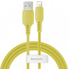 Кабель Baseus Colourful USB-Lightning, 2.4A, 1.2м Yellow (CALDC-0Y)