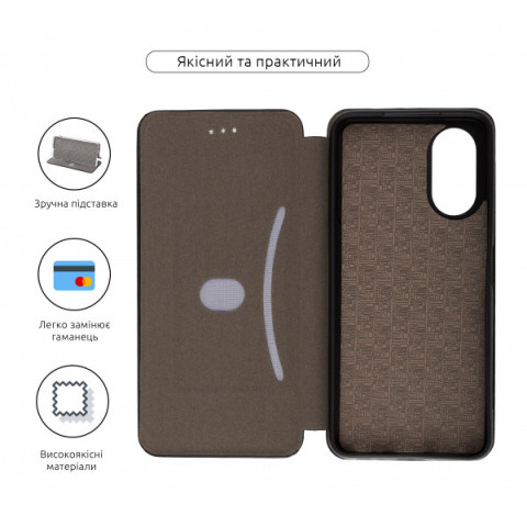 Чохол-книжка ArmorStandart G-Case для ZTE Blade A34 Black (ARM78993)