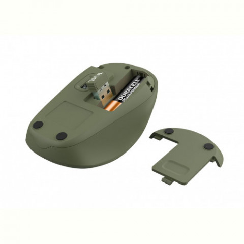 Миша бездротова Trust Yvi+ Silent Eco Green (24552)