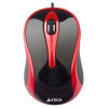 Мишка A4Tech N-350-2 Red/Black USB V-Track