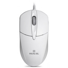 Мишка REAL-EL RM-211 White USB