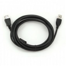 Кабель Cablexpert CCF-USB2-AMAF-10 подовжувач USB 2.0 AM/AF 3,0 м, Феритовий фільтр