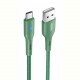Кабель Usams US-SJ460 USB - USB Type-C, 1.2 м, Green (SJ460USB02)