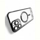 Чохол-накладка BeCover TPU Chrome Case MagSafe для Apple iPhone 16 Pro Max Black (712085)
