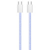 Кабель ColorWay USB Type-C + USB Type-C (M/M), 3.0 А, 1 м, Purple (CW-CBPDCC061-PU)