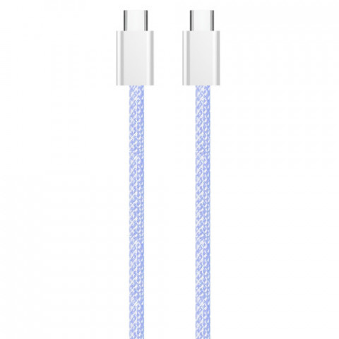 Кабель ColorWay USB Type-C + USB Type-C (M/M), 3.0 А, 1 м, Purple (CW-CBPDCC061-PU)