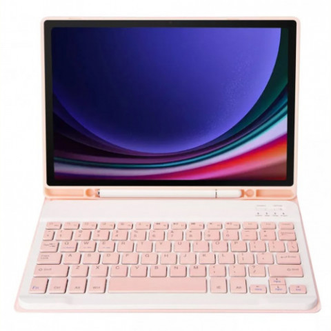 Чохол з бездротовою клавіатурою BeCover для Samsung Galaxy Tab A9 SM-X115 Pink (712359)