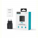 Мережевий зарядний пристрій Choetech (USB-C+USB-A) Black (PD6052-EU-BK)