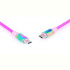 Кабель REAL-EL Premium Rainbow USB Type C-USB Type C 1m (EL123500053)