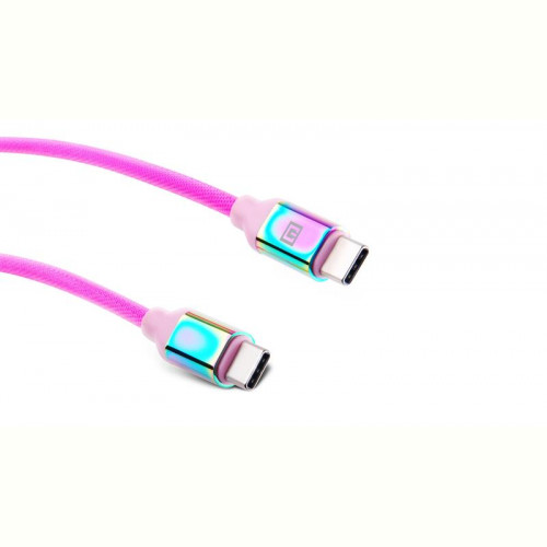 Кабель REAL-EL Premium Rainbow USB Type C-USB Type C 1m (EL123500053)