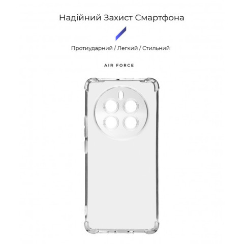 Чохол ArmorStandart Air Force для Realme 12 Pro / 12 Pro+ Camera cover Clear (ARM74722)