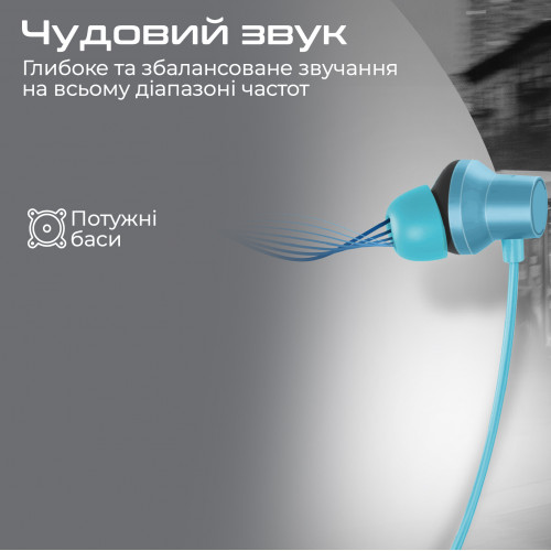 Bluetooth-гарнітура Promate Velcon Blue