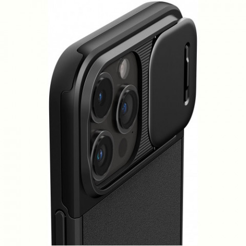 Чохол-накладка Spigen Optik Armor MagFit для Apple iPhone 15 Pro Max Black (ACS06599)