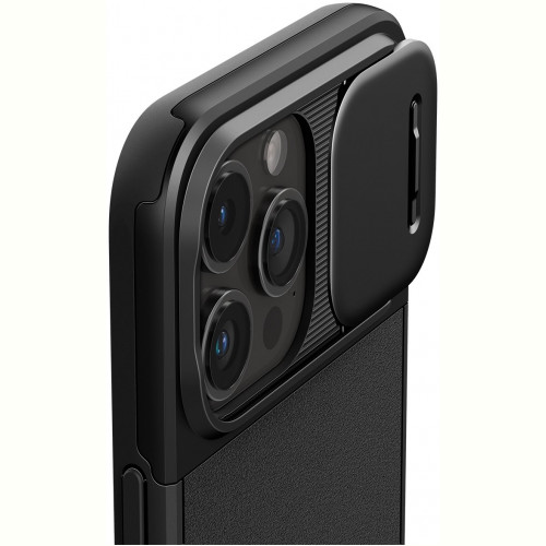 Чохол-накладка Spigen Optik Armor MagFit для Apple iPhone 15 Pro Max Black (ACS06599)