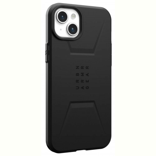 Чохол-накладка Urban Armor Gear Civilian Magsafe для Apple iPhone 15 Plus Black (114306114040)