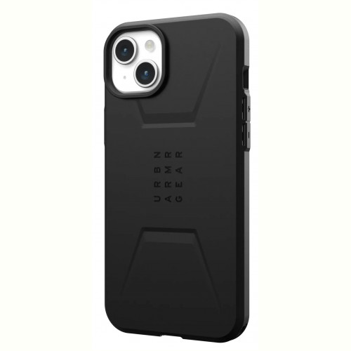 Чохол-накладка Urban Armor Gear Civilian Magsafe для Apple iPhone 15 Plus Black (114306114040)