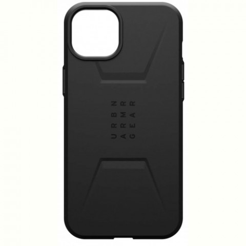 Чохол-накладка Urban Armor Gear Civilian Magsafe для Apple iPhone 15 Plus Black (114306114040)