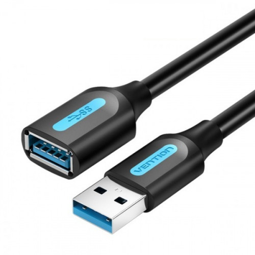 Подовжувач Vention USB-USB 1.5m, Black (CBHBG)