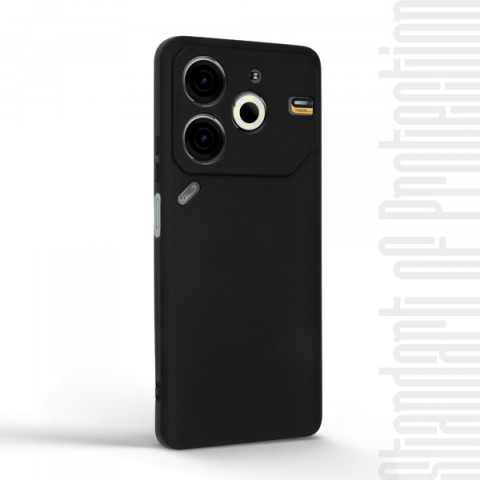 Чохол ArmorStandart Matte Slim Fit для Tecno Pova 6 Neo (LI6) Camera cover Black (ARM78192)