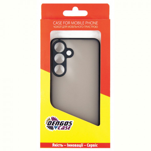 Чохол-накладка Dengos Matt для Samsung Galaxy S24+ SM-S926 Black (DG-TPU-MATT-147)
