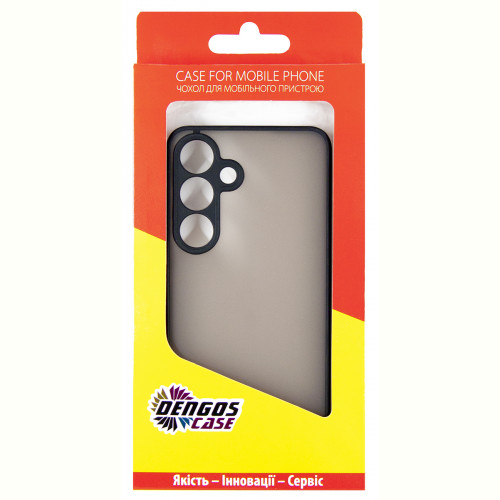 Чохол-накладка Dengos Matt для Samsung Galaxy S24+ SM-S926 Black (DG-TPU-MATT-147)