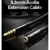 Кабель Vention Audio 3.5 mm M - 3.5 mm F, 2 m, Black (VAB-B06-B200-M)