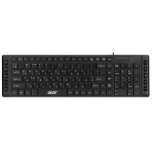 Клавіатура мембранна Acer OKW010, 115key, USB-A, EN/UKR/RU,чорний