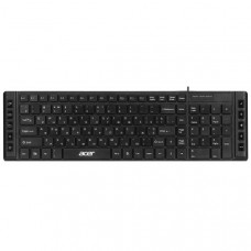 Клавіатура мембранна Acer OKW010, 115key, USB-A, EN/UKR/RU,чорний
