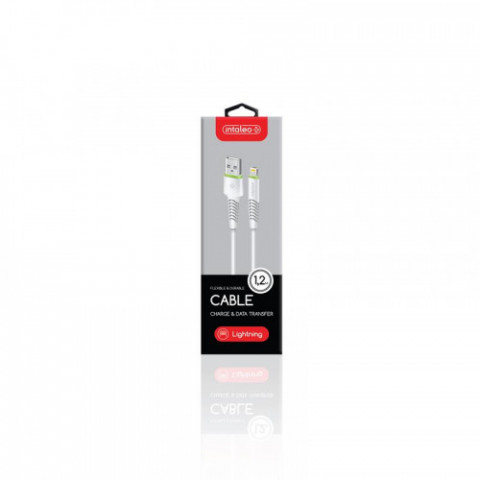 Кабель Intaleo CBFLEXL1 USB-Lightning 1.2м White (1283126487460)