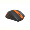 Мишка бездротова A4Tech FG30S Orange/Black USB