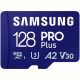 Карта пам`яті MicroSDXC 128GB UHS-I/U3 Class 10 Samsung Pro Plus + SD-адаптер (MB-MD128SA/EU)