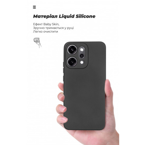 Чохол ArmorStandart ICON для OPPO Reno14 Pro 5G Camera cover Black (ARM87156)