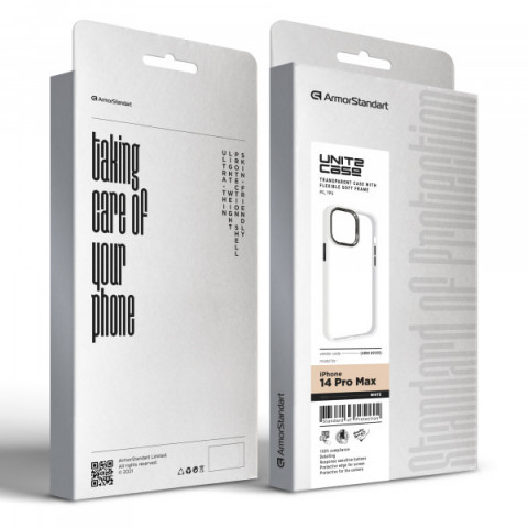 Чохол ArmorStandart UNIT2 для Apple iPhone 14 Pro Max White (ARM69959)