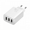 Мережевий зарядний пристрій Baseus Compact (3USB, 3.4A) 17W White (CCXJ020102)