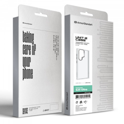 Чохол ArmorStandart UNIT2 для Samsung S25 Ultra Matte Clear (ARM81845)