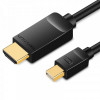 Кабель Vention MiniDisplayPort-HDMI, 2 m, v1.4, Black (HAHBH)