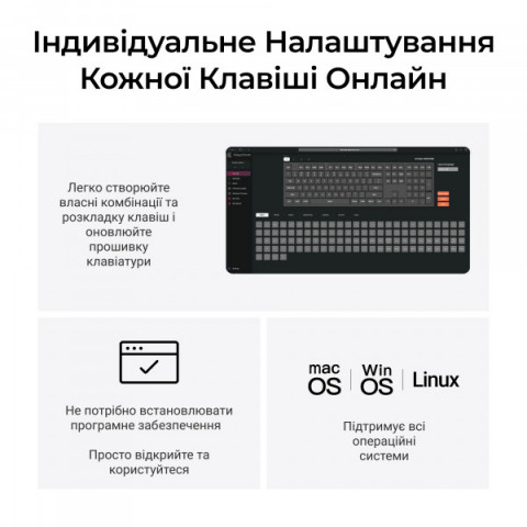 Клавіатура бездротова Keychron K5 Max Gateron Brown Switch Black RGB (K5M-H3-UA) Купити в Україні