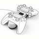 Зарядний пристрій SpeedLink Jazz USB Charger для Sony PS5 White (SL-460001-WE)