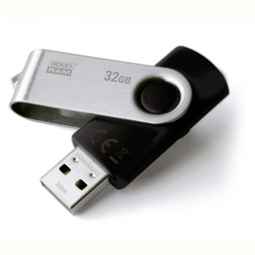 Флеш-накопичувач USB 32GB GOODRAM UTS2 (Twister) Black (UTS2-0320K0R11)