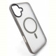Чохол-накладка BeCover Metal Buttons Case MagSafe для Apple iPhone 16 Gray (712092)