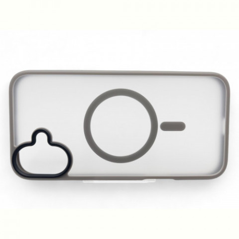 Чохол-накладка BeCover Metal Buttons Case MagSafe для Apple iPhone 16 Gray (712092)