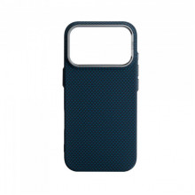 Чохол ArmorStandart LikeCarbon2 MagCase для Apple iPhone 17 Pro Kevlar Dark Blue (ARM88554)