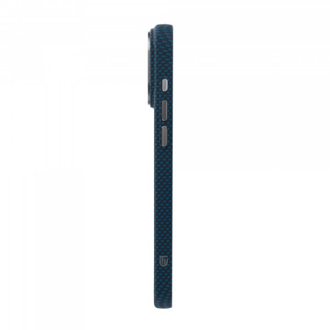 Чохол ArmorStandart LikeCarbon2 MagCase для Apple iPhone 17 Pro Kevlar Dark Blue (ARM88554)