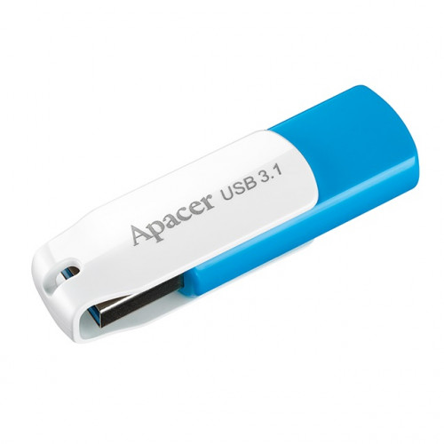 Флеш-накопичувач USB3.1 32GB Apacer AH357 Blue/White (AP32GAH357U-1)